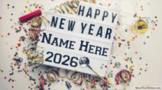 2026 Greetings For New Year With Name