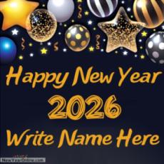 2026 Happy New Year Greetings With Name