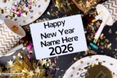 My Name Pix new Year Wishes 2026
